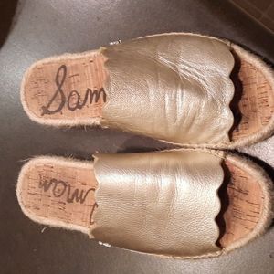 Sam Edelman Gold Sandals